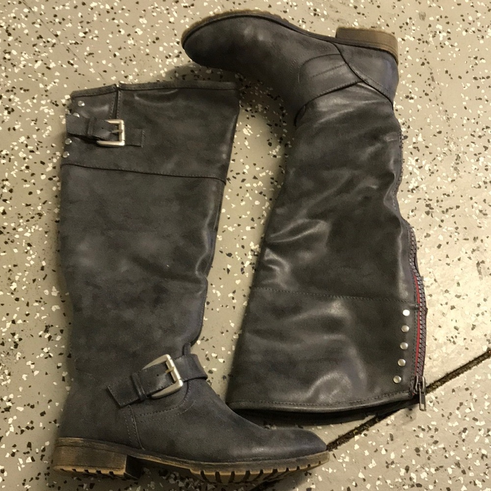 Gray Boots